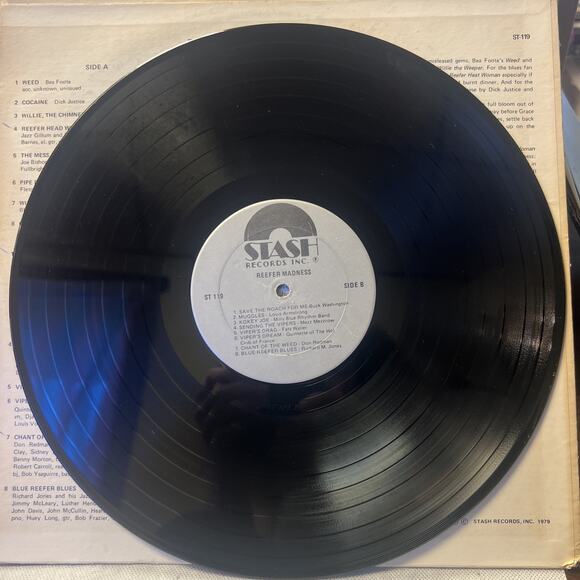 Reefer Madness 1979 Vinyl LP VG+ Ultrasonic Cleaned! Stash Records ST 119! COOL! - Picture 5 of 7